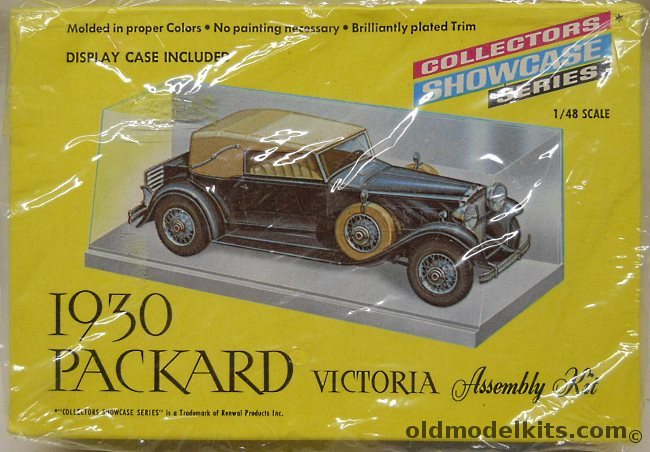 Renwal 1/48 1930 Packard Victoria Convertible - Collectors Showcase Series, 152-99 plastic model kit